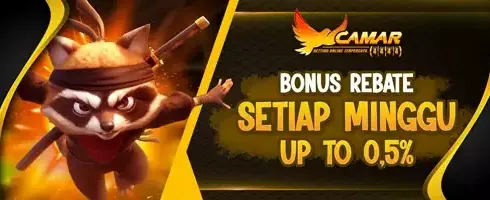 Weekly Rebate Slot Game 0.5% promotion banner